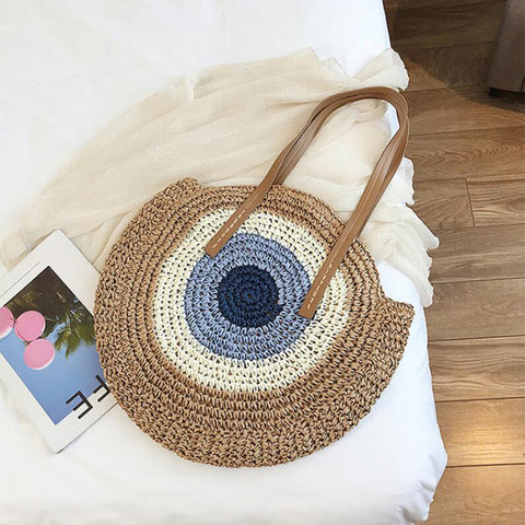 LUCKY EYE WOVEN BAG