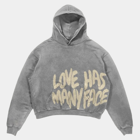 LOVE HOODIE GRAY