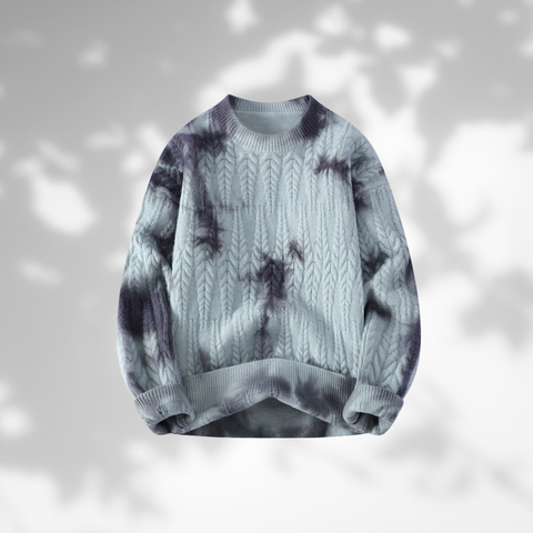 'FOLLOW YOUR ART' TIE DYE SWEATER