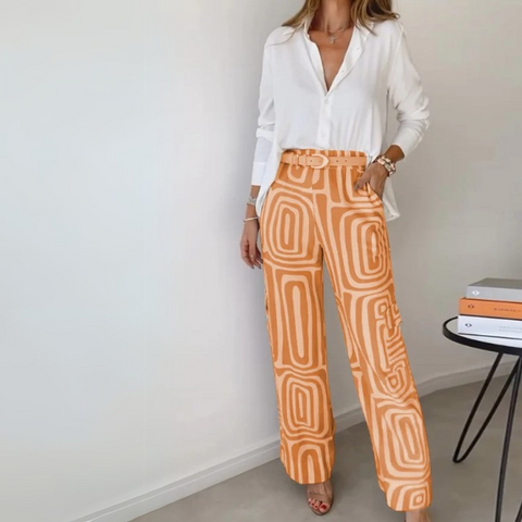 GEOMETRIC ELEGANCE PANTS