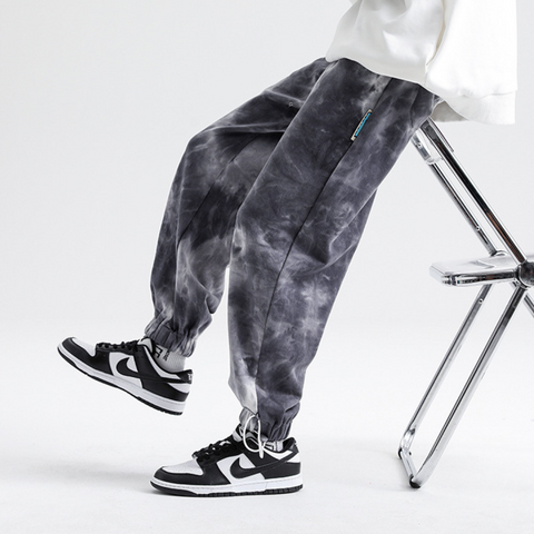 'FOLLOW YOUR ART' TIE DYE JOGGERS