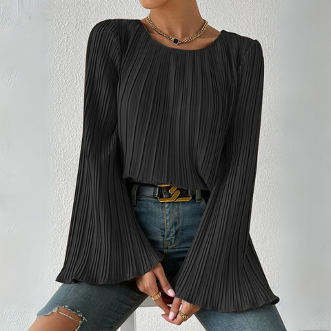 GLOWUP PLEATED TOP