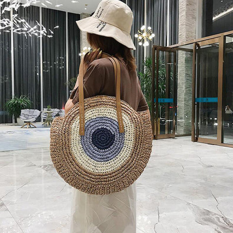 LUCKY EYE WOVEN BAG