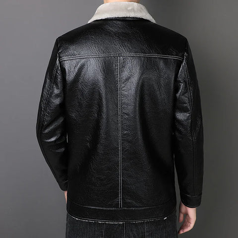 LUCA AVIATOR LEATHER JACKET