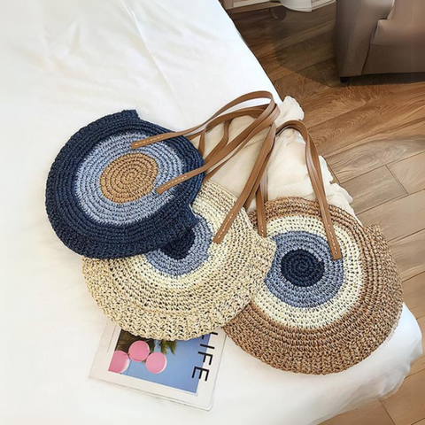 LUCKY EYE WOVEN BAG